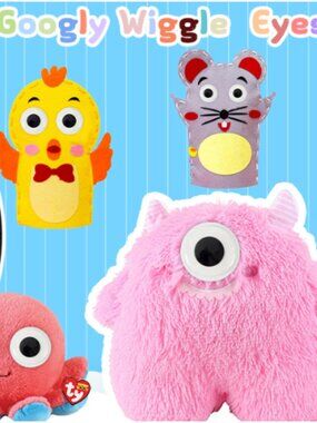 40 Piece, 2 in Large Googly Eyes.